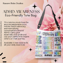 Bolsa Ajustável Saco de Sensibilização para a Saúde Mental do ADHD