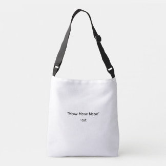 Bolsa Ajustável Saco de Tota de Gato Minimalista - Aestheti Bonito