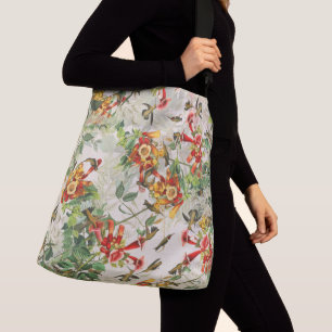 Bolsa Ajustável Saco de Tota Floral de Vida Selvagem