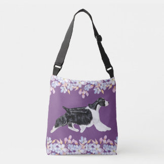 Bolsa Ajustável Saco do Spaniel de Springer inglês/bolsa - roxo