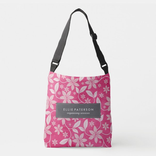 Bolsa Ajustável Saco floral customizável elegante (Frente)