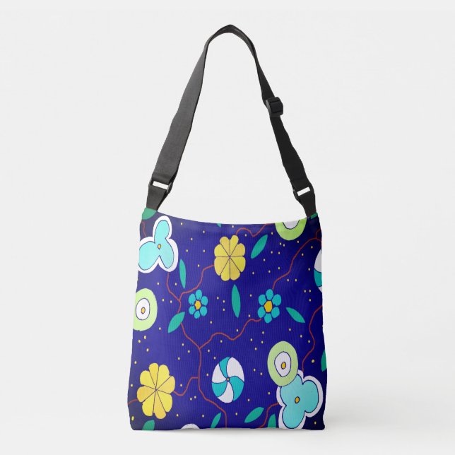 Bolsa Ajustável Saco Floral Moderno (Frente)