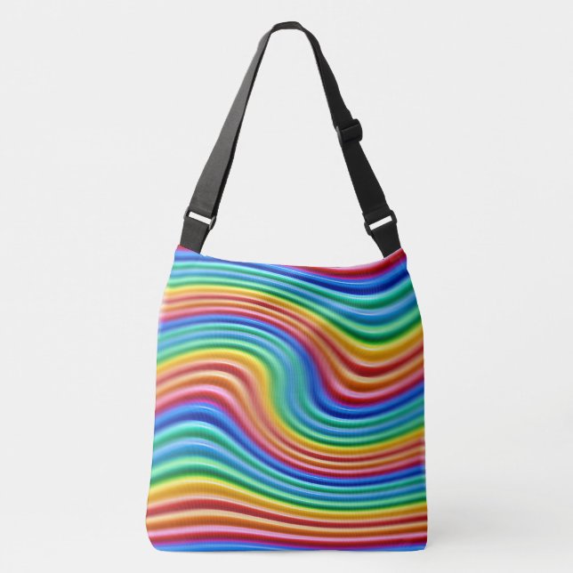 Bolsa Ajustável Saco grande Rainbow Pride. (Frente)