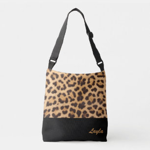 Bolsa Ajustável Saco Personalizado de Corpo Cruzado do Leopard