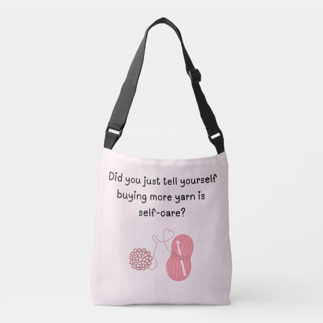 Bolsa Ajustável Saco Personalizado “Fio é Autocuidado” (Frente)
