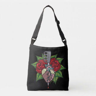 Bolsa Ajustável Saco reversível de Crossbody da arte do tatuagem