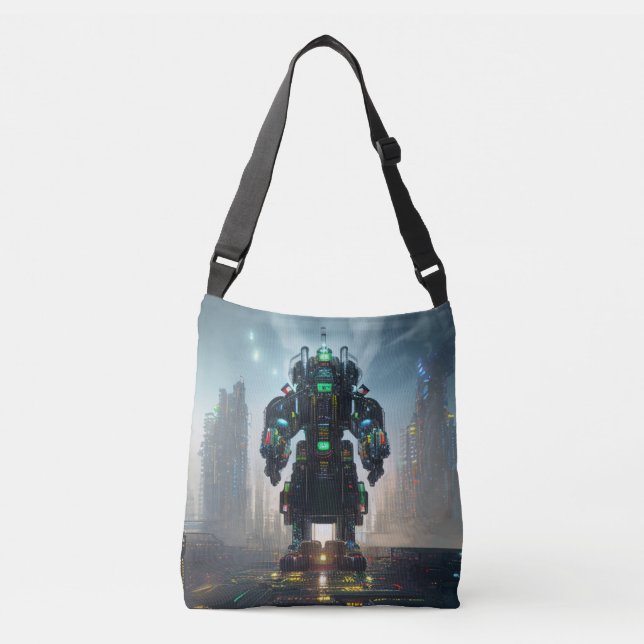 Bolsa Ajustável Saco robô de corpo cruzado (Frente)