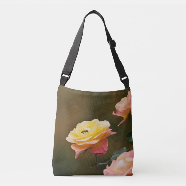 Bolsa Ajustável Saco Rose e Abelha (Frente)
