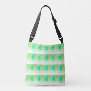 Bolsa Ajustável Saco verde-listrado bonito primavera
