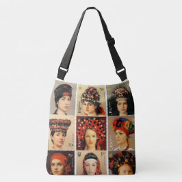 Bolsa Ajustável Sacola principal ucraniana de Vinok do vestido