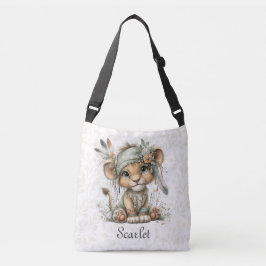 Bolsa Ajustável Safari Selvagem de Aquarela de Animais Africanos d