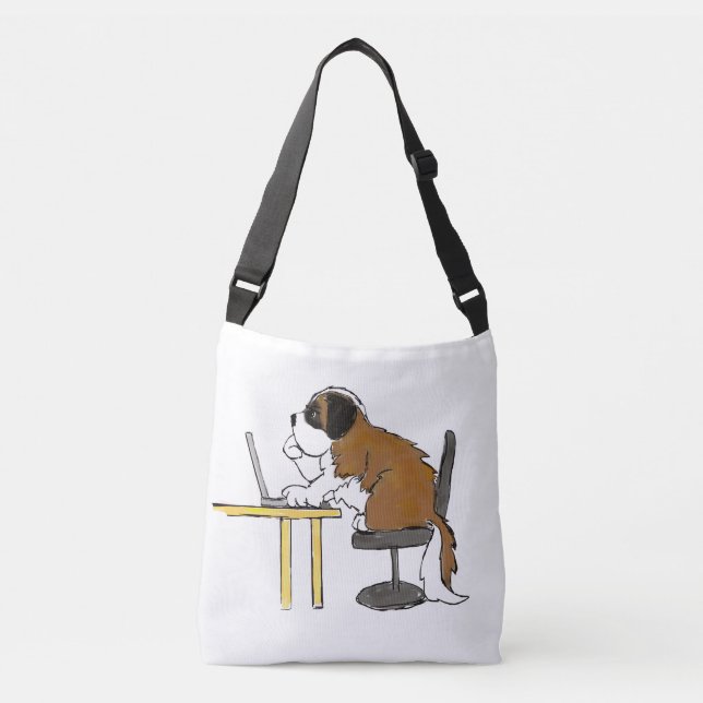 Bolsa Ajustável Santo Bernard - Slobbers School Bag (Frente)