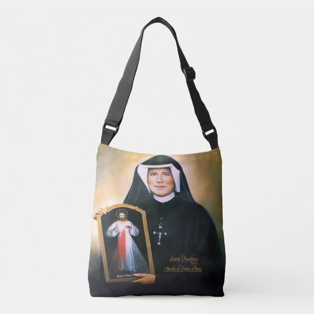 Bolsa Ajustável Santo Faustina, Compaixão divino (Frente)