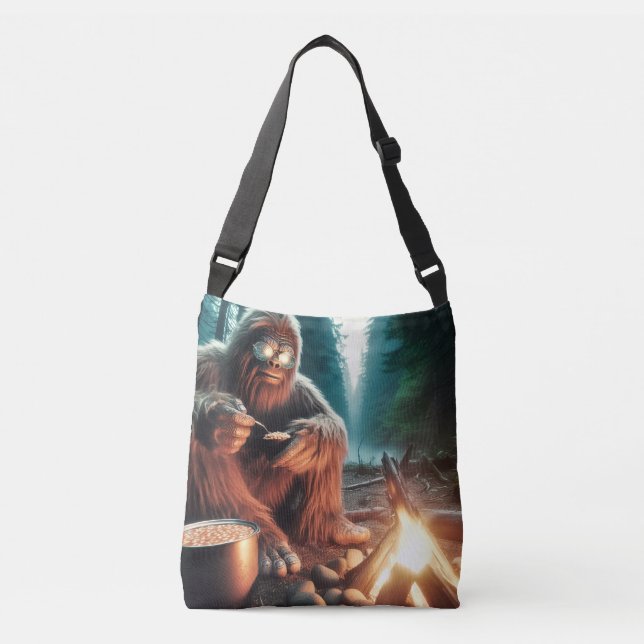 Bolsa Ajustável Sasquatch no Campfire (Frente)
