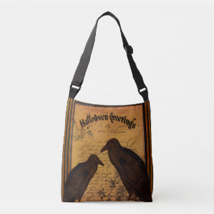 Bolsa Ajustável Saudações de Halloween - Corvos