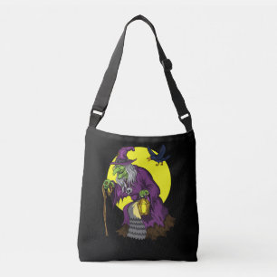 Bolsa Ajustável Scary Witch Spooky Raven Halloween