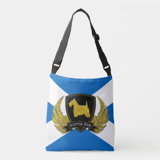 Bolsa Ajustável Scottie Dourado sua bandeira do Scottish do texto
