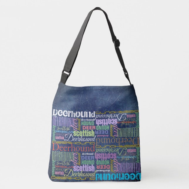Bolsa Ajustável Scottish deerhound “Typo " (Verso)