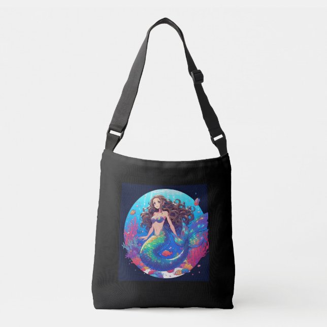 Bolsa Ajustável Sereia Colorida (Frente)