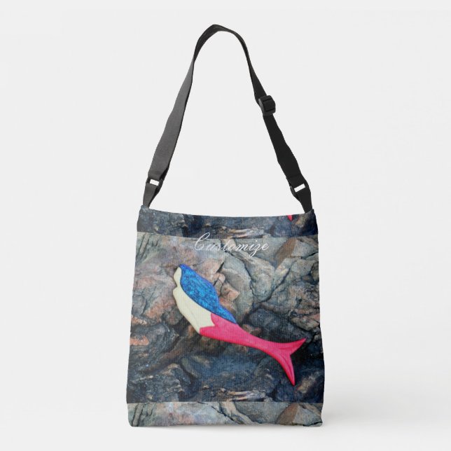 Bolsa Ajustável sereia de cauda vermelha (Verso)