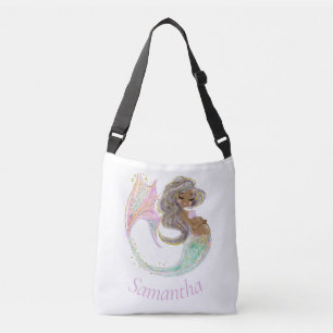 Bolsa Ajustável Sereia Futuro Chá de fraldas da Mãe. Sob O Mar.