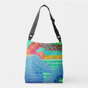 Bolsa Ajustável Sereia na Arte Abstrato à Luz do Sol