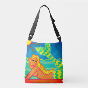 Bolsa Ajustável Sereia na Arte Abstrato Sunshine