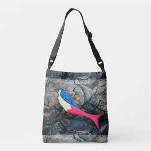 Bolsa Ajustável sereia vermelho-atada nadadora