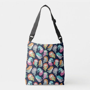 Bolsa Ajustável Sereias: padrão balançoso e contínuo.