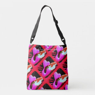 Bolsa Ajustável sereias redheaded da coração-cauda