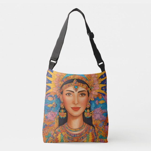Bolsa Ajustável Serene Beauty em Linhas Itriciadas (Frente)