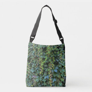 Bolsa Ajustável Serene Green Ivy Wall Prendendo Folhas de Plantas