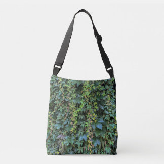 Bolsa Ajustável Serene Green Ivy Wall Prendendo Folhas de Plantas
