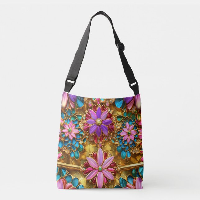 Bolsa Ajustável Serenidade Sakura. (Frente)