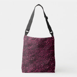 Bolsa Ajustável Série Leopard Burgundy e Dourada Design 9