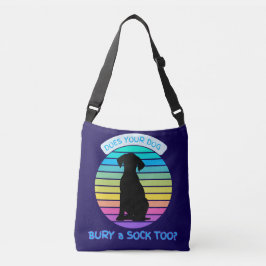 Bolsa Ajustável Seu cachorro também enterra uma meia - azul-sunset