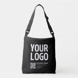 Bolsa Ajustável Seu logotipo c/ código QR e texto editáveis