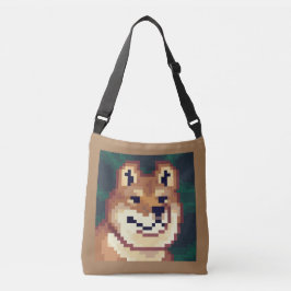 Bolsa Ajustável Shiba bag pixel art