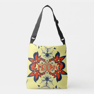 Bolsa Ajustável Shine USA Legal motif design de arte floral
