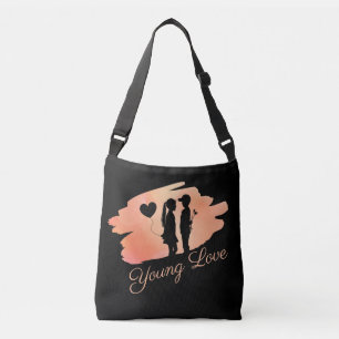 Bolsa Ajustável Silhouette do Casal do Young Love Namorados