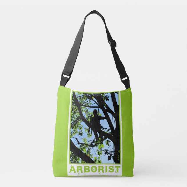 Bolsa Ajustável Silhueta tremenda para trepadeiras: Arborista (Frente)