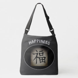 Bolsa Ajustável Símbolo chinês de FELICIDADE asiática personalizad