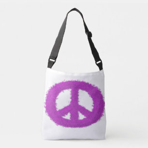Bolsa Ajustável Símbolo de Paz Roxo