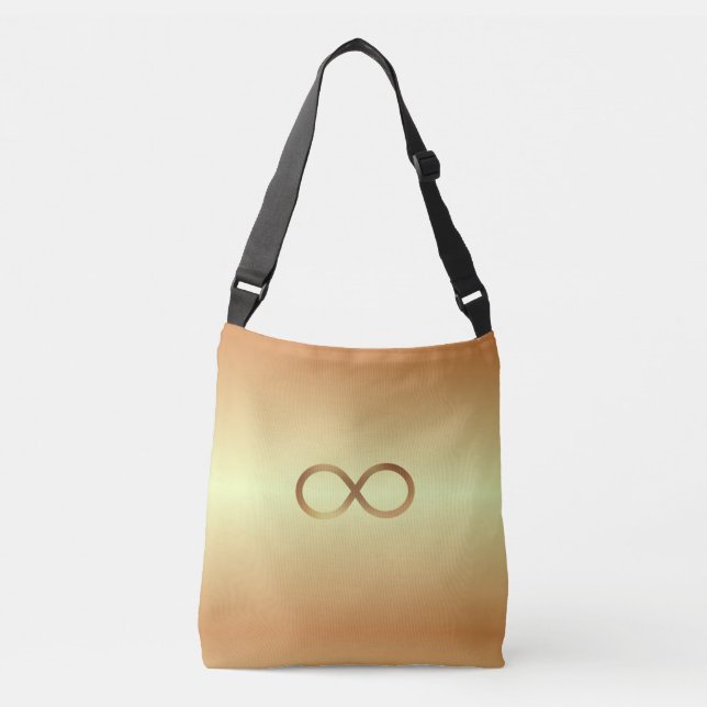 Bolsa Ajustável Símbolo Elegante do Infinito (Frente)