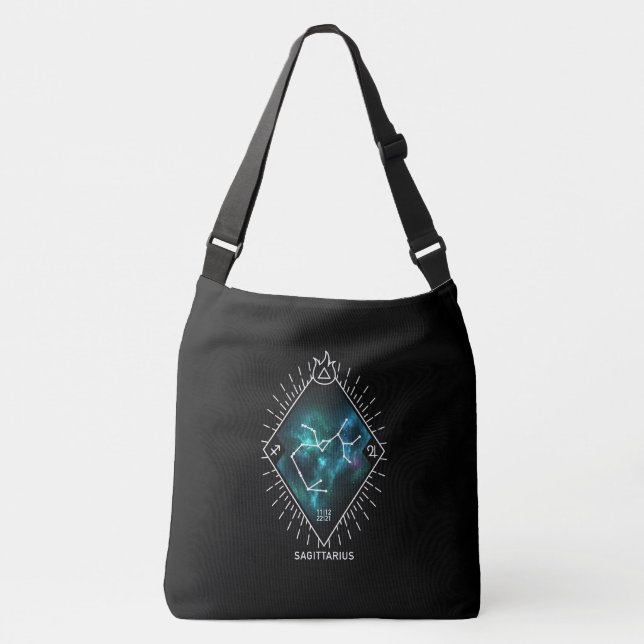 Bolsa Ajustável Símbolo Sagitário de Constelação e Zodiac (Frente)