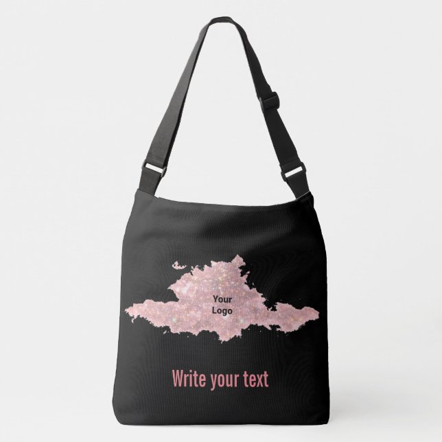 Bolsa Ajustável simples e mínimo adicionar sua foto de texto (Frente)