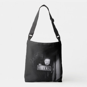 Bolsa Ajustável Sinal de hotel Vintage, luz de rua e muitas luzes