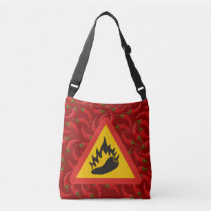 Bolsa Ajustável Sinal de perigo de pimenta quente