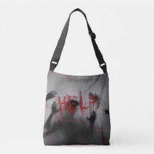 Bolsa Ajustável SlipperyJoe visual assustador temático de terror g