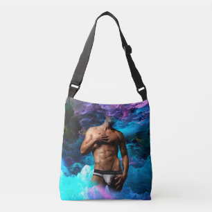 Bolsa Ajustável SlipperyJoe's cueca masculina musculosa protuberân